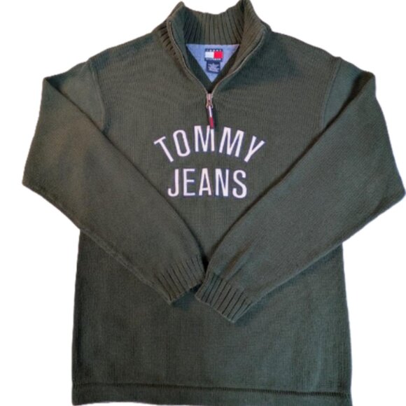 Tommy Hilfiger Women's Sweater in Olive Color - Picture 9 of 9